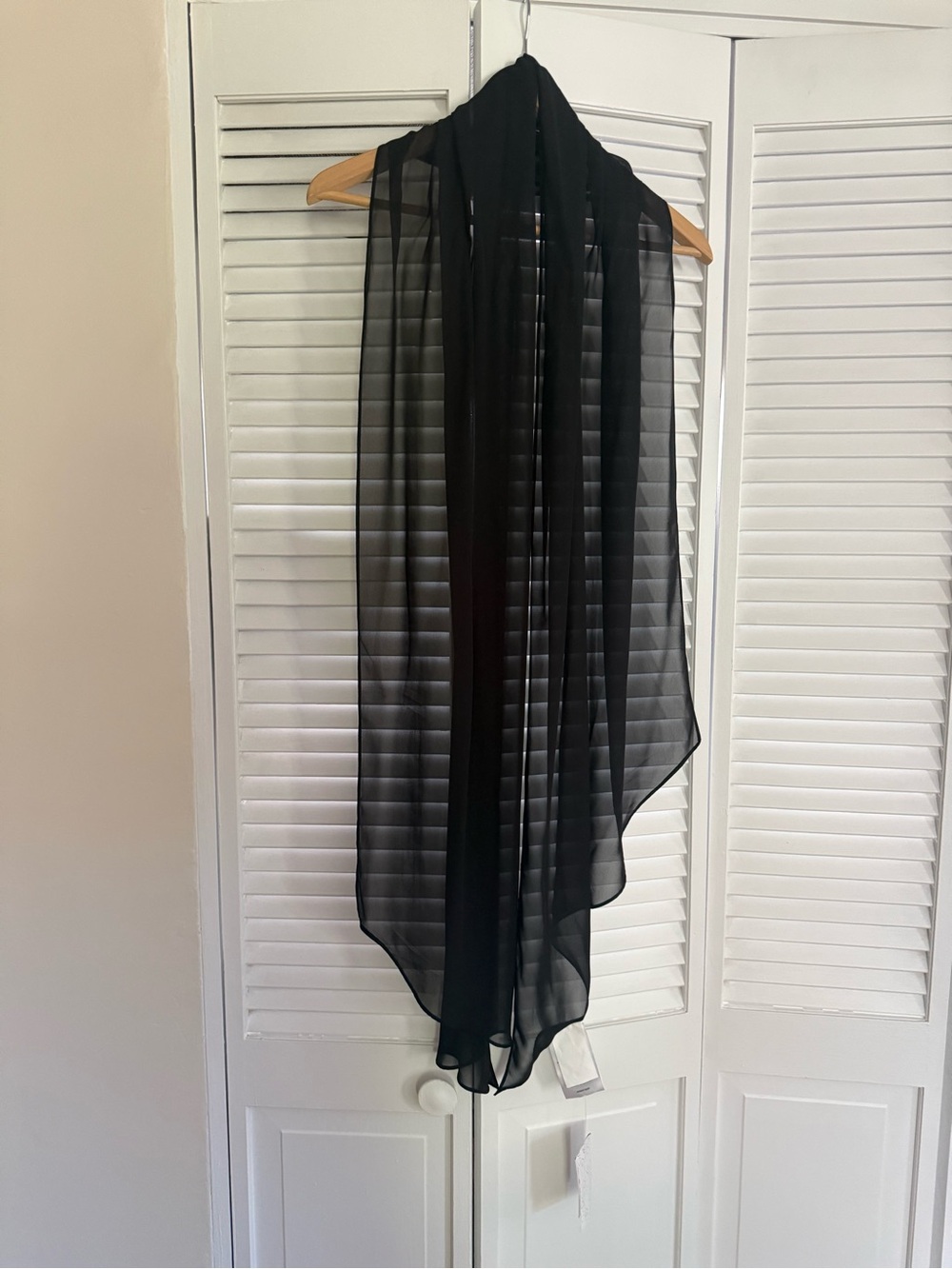 Black Sheer Women’s Shawl